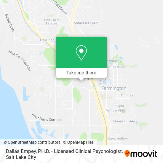 Dallas Empey, PH.D. - Licensed Clinical Psychologist map