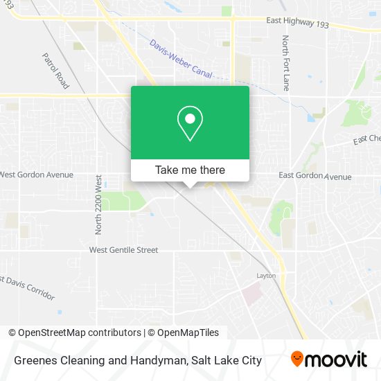 Greenes Cleaning and Handyman map