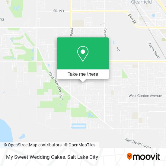 My Sweet Wedding Cakes map