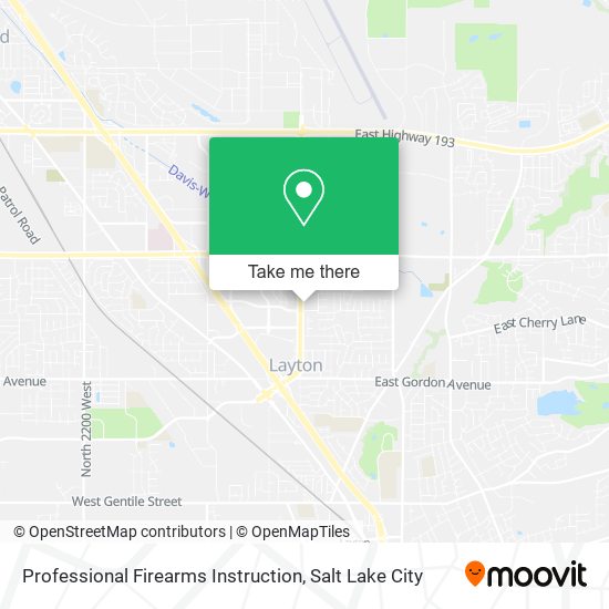 Mapa de Professional Firearms Instruction