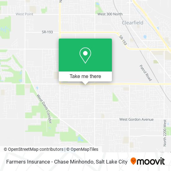 Farmers Insurance - Chase Minhondo map