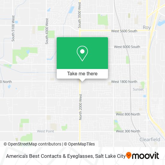 America's Best Contacts & Eyeglasses map