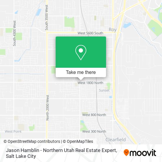 Jason Hamblin - Northern Utah Real Estate Expert map