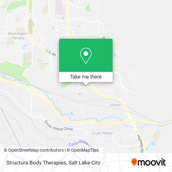 Structura Body Therapies map