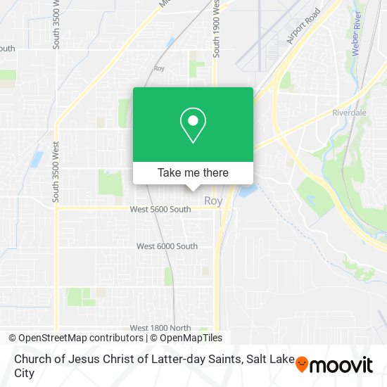 Mapa de Church of Jesus Christ of Latter-day Saints