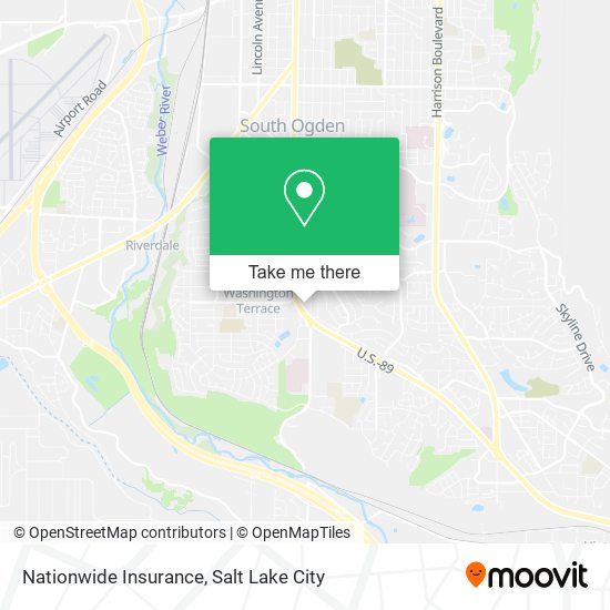 Mapa de Nationwide Insurance