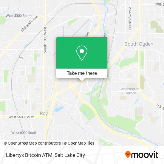 Mapa de Libertyx Bitcoin ATM