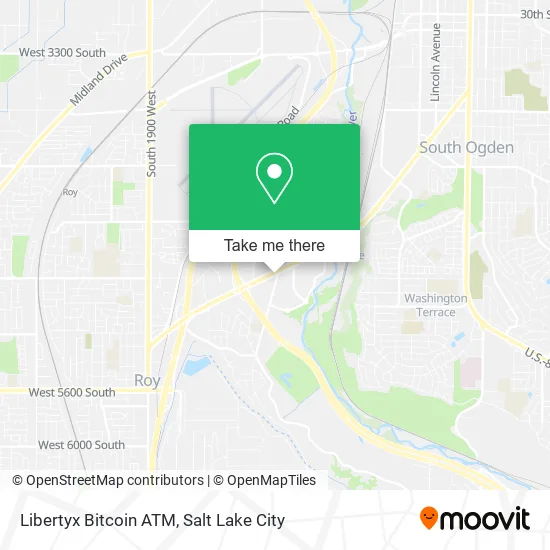 Mapa de Libertyx Bitcoin ATM