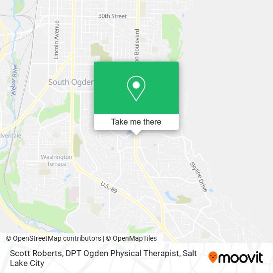 Mapa de Scott Roberts, DPT Ogden Physical Therapist