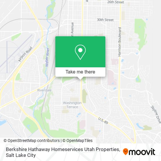 Mapa de Berkshire Hathaway Homeservices Utah Properties