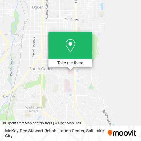 McKay-Dee Stewart Rehabilitation Center map