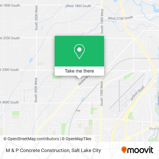 M & P Concrete Construction map