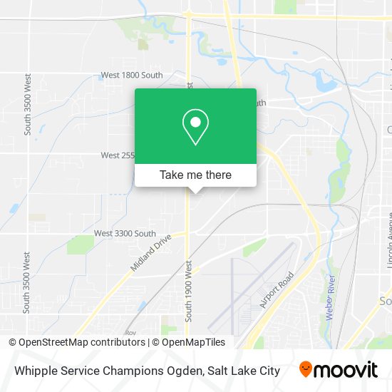Whipple Service Champions Ogden map