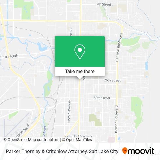 Parker Thornley & Critchlow Attorney map