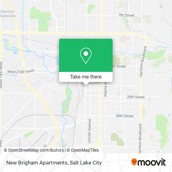 Mapa de New Brigham Apartments