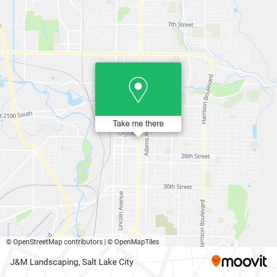 J&M Landscaping map