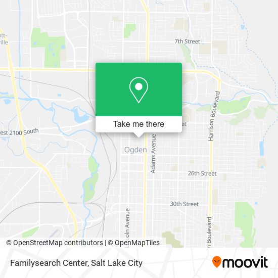 Mapa de Familysearch Center