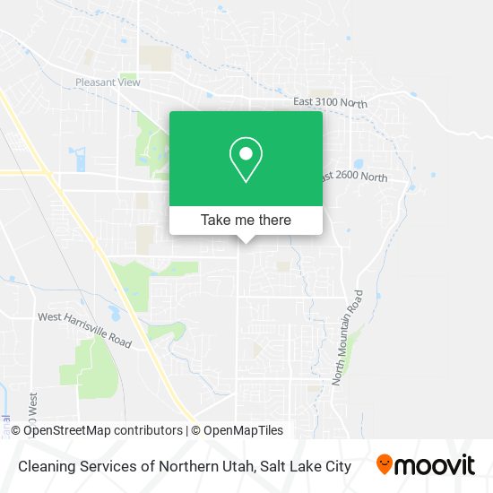 Cleaning Services of Northern Utah map