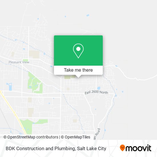 BDK Construction and Plumbing map