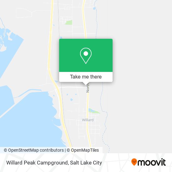Willard Peak Campground map