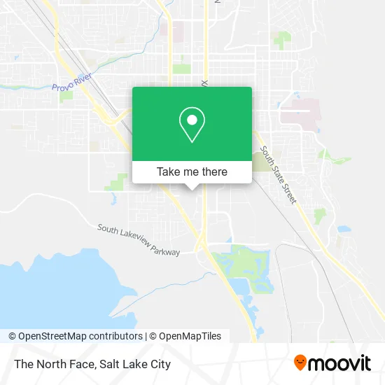 The North Face map