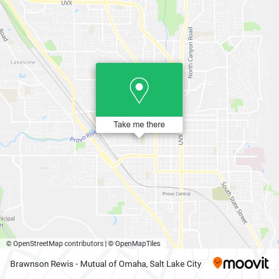 Brawnson Rewis - Mutual of Omaha map