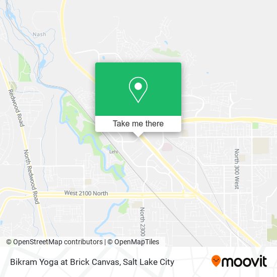 Bikram Yoga at Brick Canvas map