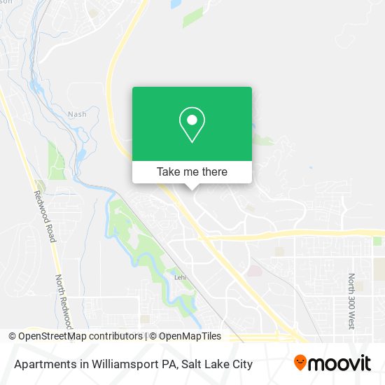 Mapa de Apartments in Williamsport PA