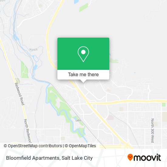 Mapa de Bloomfield Apartments