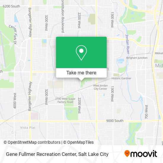 Gene Fullmer Recreation Center map
