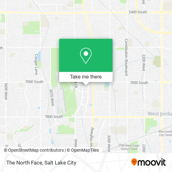 The North Face map