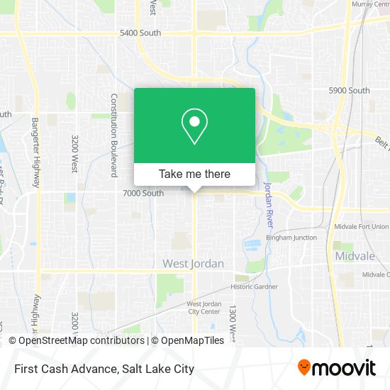 Mapa de First Cash Advance