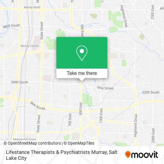 Lifestance Therapists & Psychiatrists Murray map