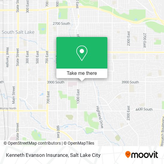Kenneth Evanson Insurance map