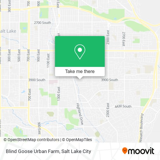 Blind Goose Urban Farm map