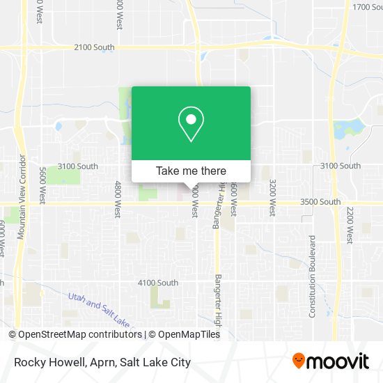 Mapa de Rocky Howell, Aprn