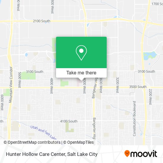Mapa de Hunter Hollow Care Center