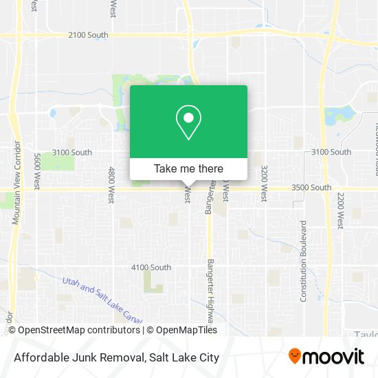 Affordable Junk Removal map