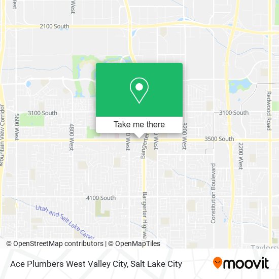 Mapa de Ace Plumbers West Valley City