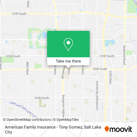 American Family Insurance - Tony Gomez map
