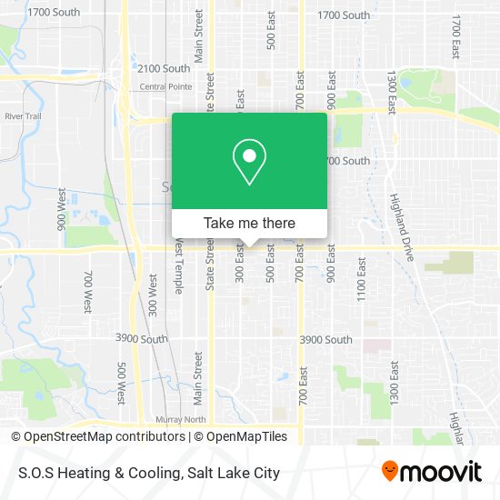 Mapa de S.O.S Heating & Cooling