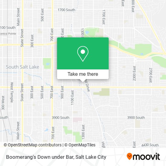 Mapa de Boomerang's Down under Bar