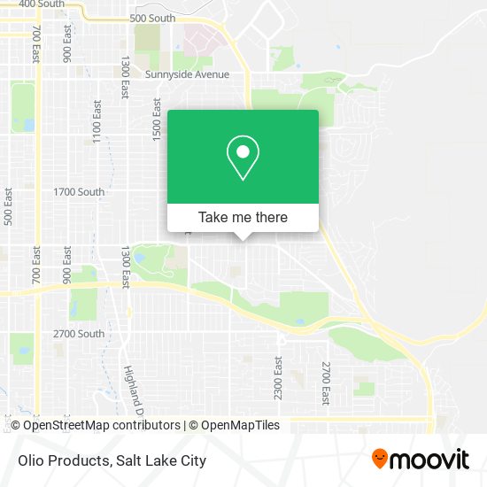 Olio Products map