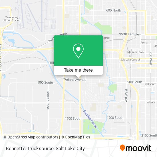 Bennett's Trucksource map