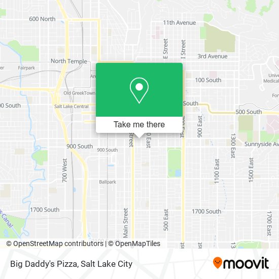 Big Daddy's Pizza map