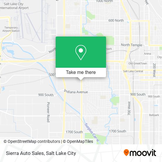 Sierra Auto Sales map