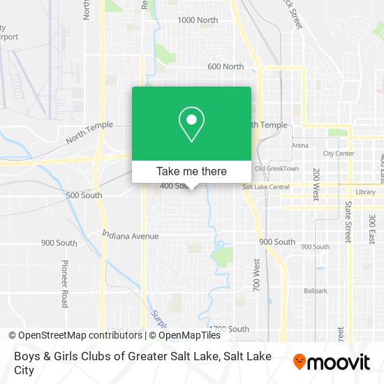 Mapa de Boys & Girls Clubs of Greater Salt Lake