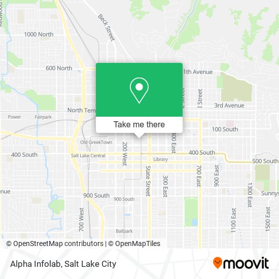 Mapa de Alpha Infolab