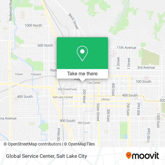 Mapa de Global Service Center