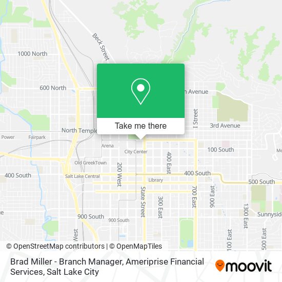 Brad Miller - Branch Manager, Ameriprise Financial Services map